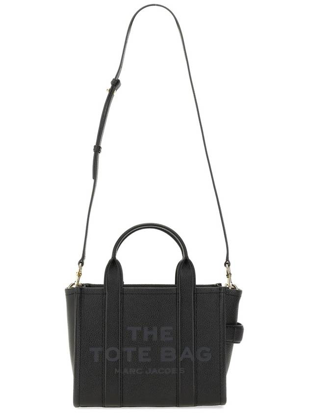 Small Leather Tote Bag Black - MARC JACOBS - BALAAN 8