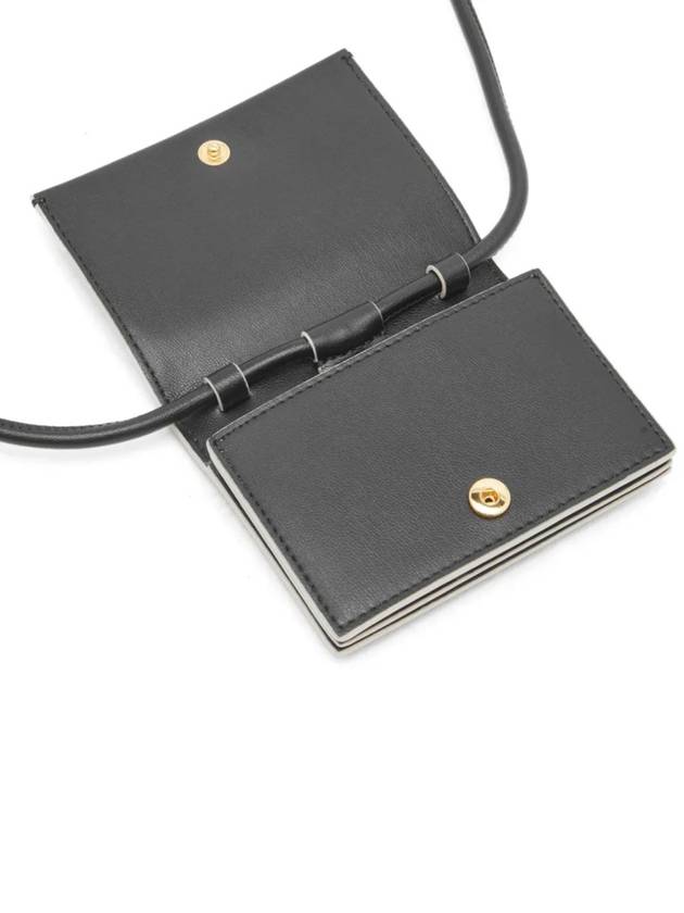 Bou Strap Wallet Black - GANNI - BALAAN 5