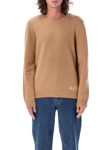 Edward Intarsia Knit Top Brown - A.P.C. - BALAAN 1