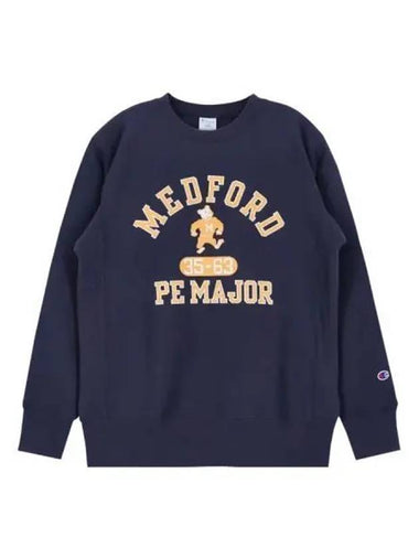 RW Crew Neck Silver Dark Navy - CHAMPION - BALAAN 1