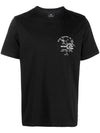 Natural Rhythm Cotton Short Sleeve T-Shirt Black - PAUL SMITH - BALAAN 1