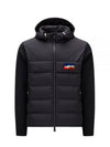 padded zip-up cardigan black - MONCLER - BALAAN 2