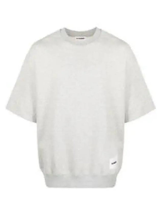 Men's Crew Neck Short Sleeve T-Shirt Grey - JIL SANDER - BALAAN 2