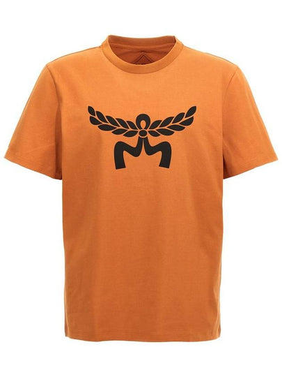 Laurel Logo Short Sleeve T-Shirt Brown - MCM - BALAAN 2