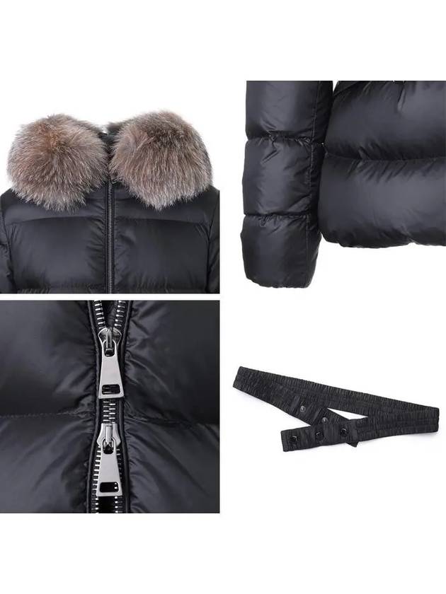 1A00136 5396Q 999 BOED Black Hooded Fur Padding - MONCLER - BALAAN 4