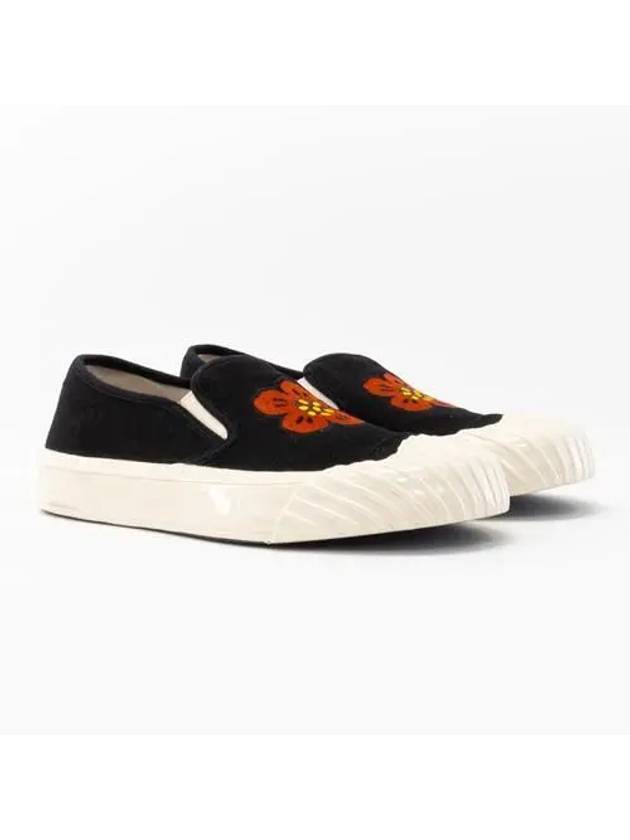 School Boke Flower Slip-On Black - KENZO - BALAAN 4