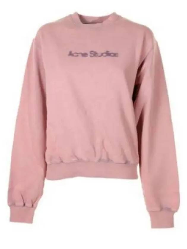 Blurred Logo Sweatshirt Faded Purple - ACNE STUDIOS - BALAAN 2