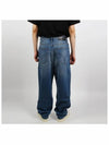 Alex Washed Straight Jeans Blue - AMI - BALAAN 5