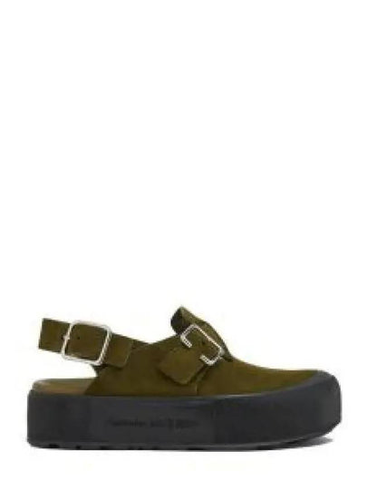 Mounted Slick Sandals Green - ALEXANDER MCQUEEN - BALAAN 2