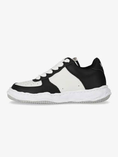 Wayne OG Sole Leather Low Top Sneakers Black - MAISON MIHARA YASUHIRO - BALAAN 1