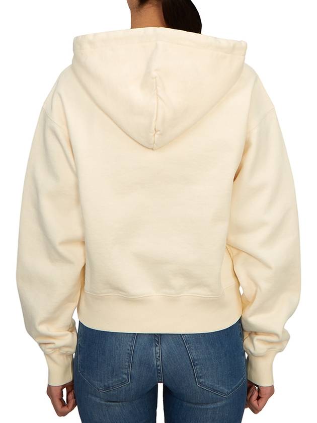 Le Sweatshirt Gros Grain Cotton Hoodie Light Beige - JACQUEMUS - BALAAN 6