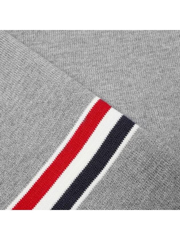 Men's Milan Stitch Armband Crew Neck Knit Top Light Grey - THOM BROWNE - BALAAN 5