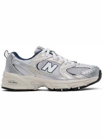 Kids 530 Low Top Sneakers Silver - NEW BALANCE - BALAAN 1