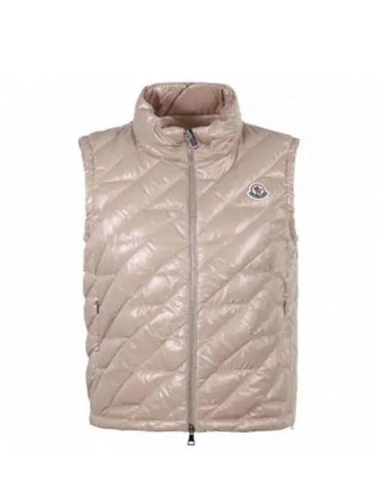 Lecroisic padded vest pink beige - MONCLER - BALAAN 2