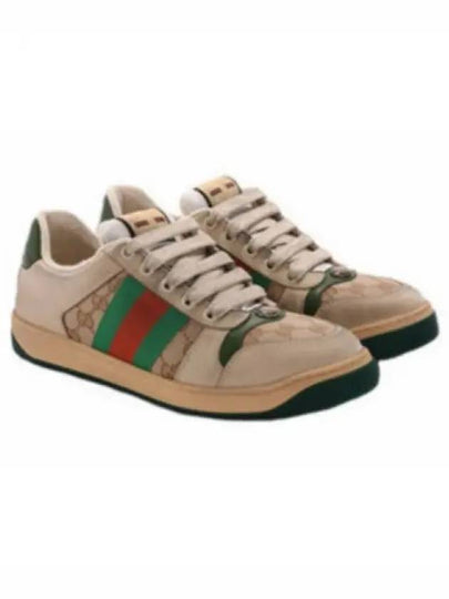 Screener GG Canvas Low Top Sneakers - GUCCI - BALAAN 2