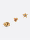 Lucky Charms Stud Metal Earrings Gold Set - DIOR - BALAAN 1