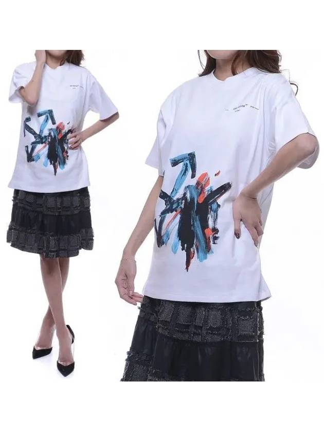 Arrow Tomboy Short Sleeve T-Shirt White - OFF WHITE - BALAAN 2