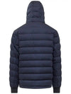 CIRON logo patch hood padded jacket navy 1A000 73 899RX 742 - MONCLER - BALAAN 3