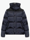 Detachable Sleeve Hooded Short Padding Navy - BURBERRY - BALAAN 5