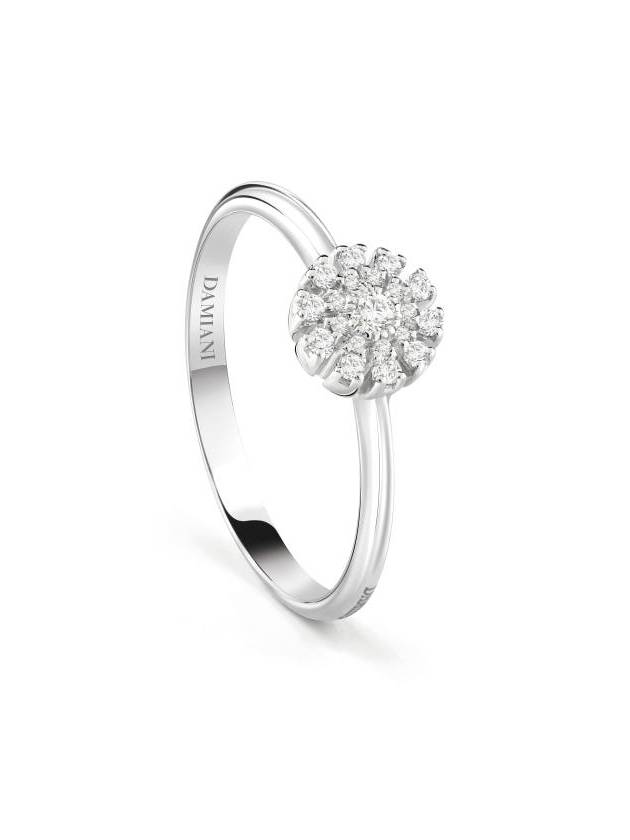 White gold ring set with diamonds MARGHERITA 20074582 c - DAMIANI - BALAAN 1