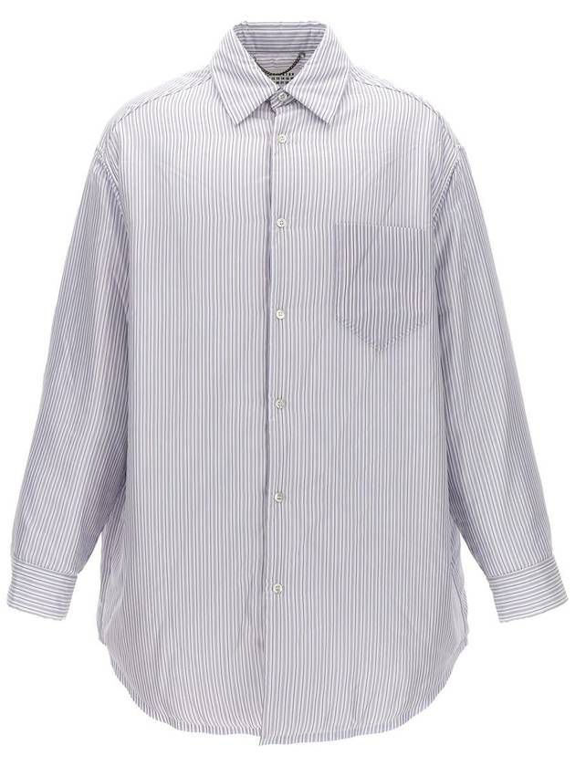 Maison Margiela Striped Shirt Jacket - MAISON MARGIELA - BALAAN 1