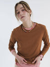 Round long sleeve tshirt middle brown 0098 - VOYONN - BALAAN 6