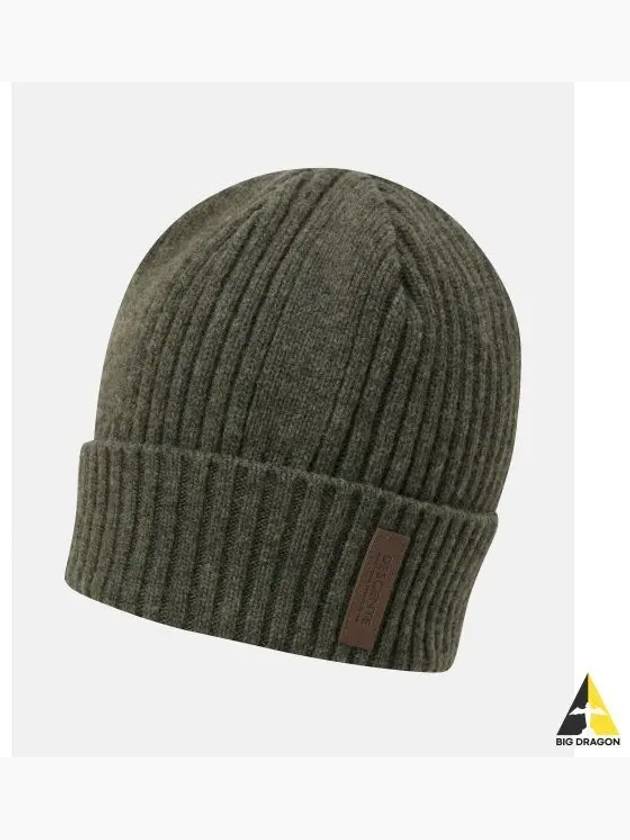 Cashmere Beanie Green SP323UKC93 - DESCENTE - BALAAN 1