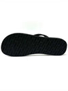 Men's Logo Monogram Flip Flops Black - VETEMENTS - BALAAN 7