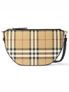 Vintage Check Leather Olympia Shoulder Bag Archive Beige - BURBERRY - BALAAN 2