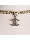 B17 Shoreline Denim Gold Chain Necklace CC Logo - CHANEL - BALAAN 6