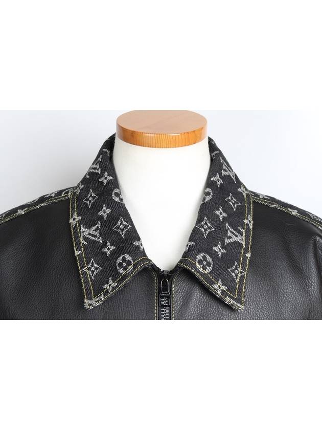 Nigo Crazy Mix Leather Jacket 54 - LOUIS VUITTON - BALAAN 7