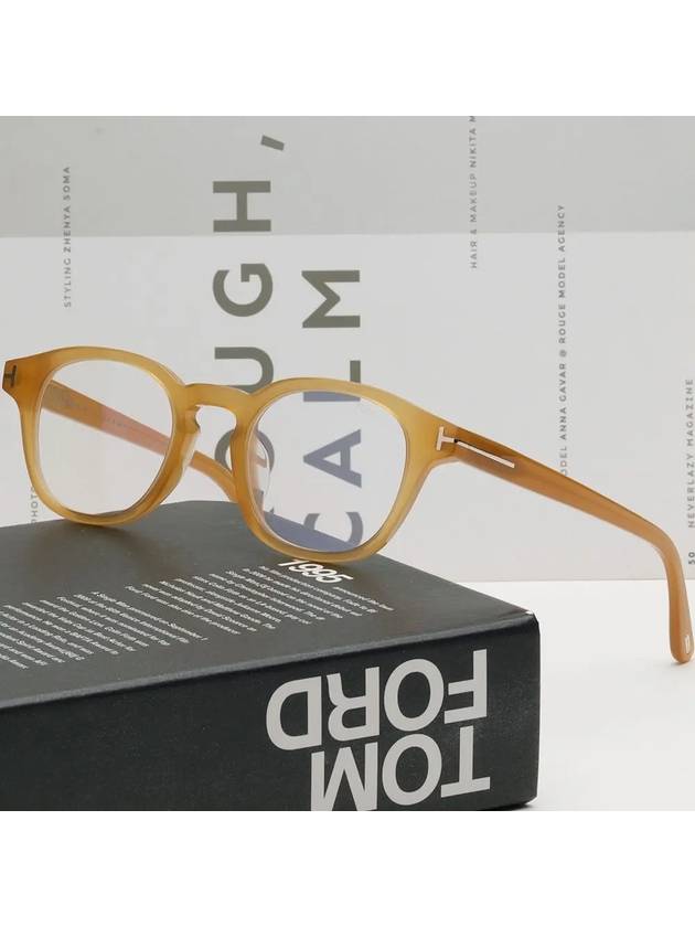 Blue light blocking glasses frame TF6000KB 047 horn rim square - TOM FORD - BALAAN 2