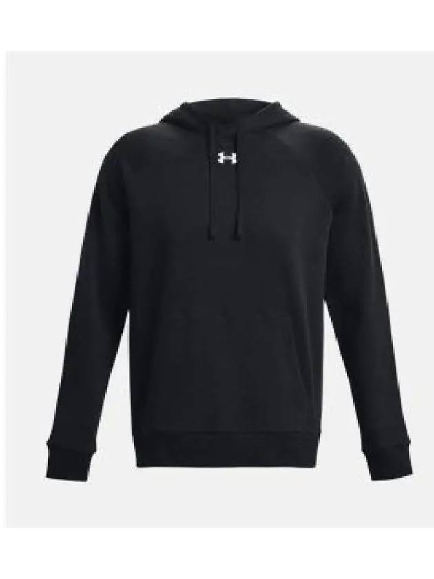 UA Rival Fleece Hoodie Black - UNDER ARMOUR - BALAAN 2