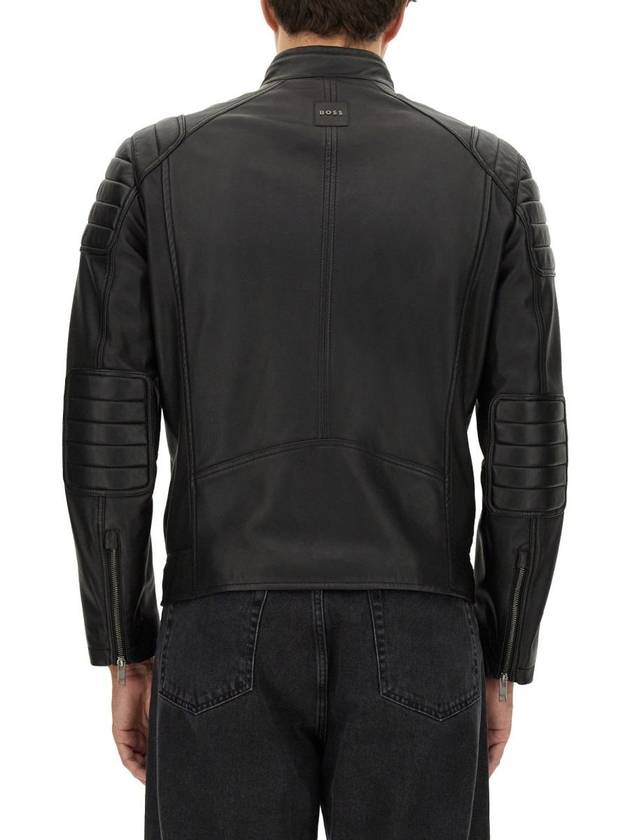 Boss Leather Jacket - HUGO BOSS - BALAAN 3