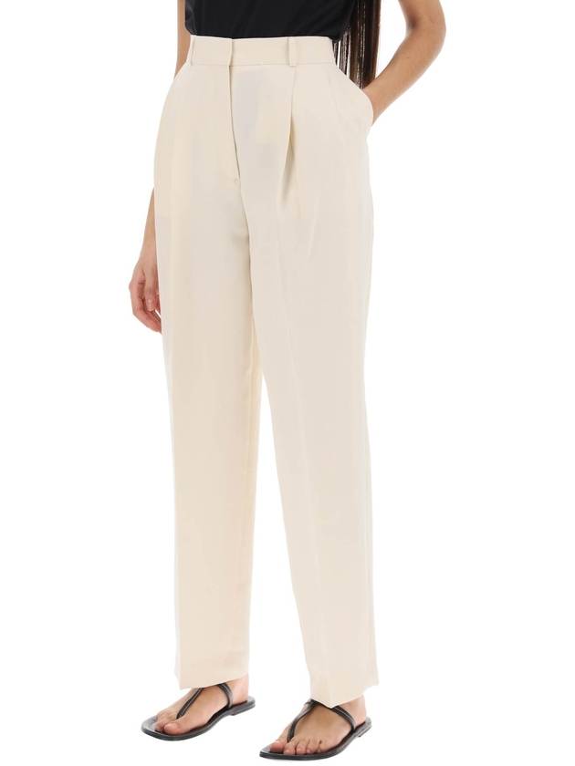 double-pleated viscose trousers - TOTEME - BALAAN 4