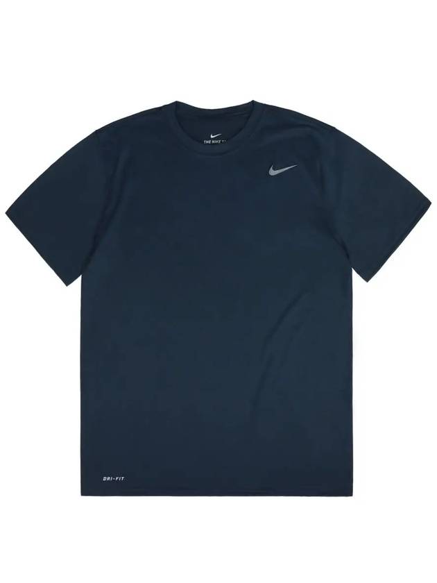 Team Legend Crew Sport Short Sleeve T-Shirt Navy - NIKE - BALAAN 2