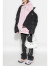 Logo Oversized Cotton Hoodie Pink - BALENCIAGA - BALAAN 4