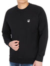 Grey Fox Head Patch Classic Sweatshirt Black - MAISON KITSUNE - BALAAN 6