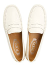 City Gommino Leather Driving Shoes White - TOD'S - BALAAN 3