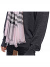 Check Wool Silk Blend Scarf Pink - BURBERRY - BALAAN 6