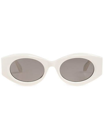 Alaïa Sunglasses, Women's, White - ALAIA - BALAAN 1