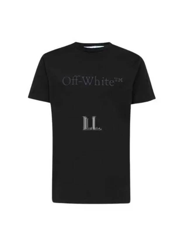 Bukish Logo Short Sleeve T-Shirt Black - OFF WHITE - BALAAN 2