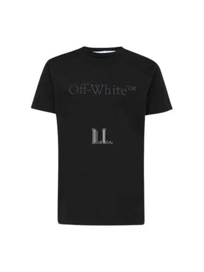 Bukish Logo Short Sleeve T-Shirt Black - OFF WHITE - BALAAN 2