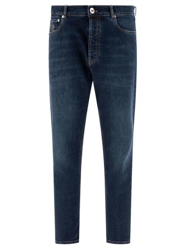 Denim Straight Pants M283PO1090C1468 BLUE - BRUNELLO CUCINELLI - BALAAN 2