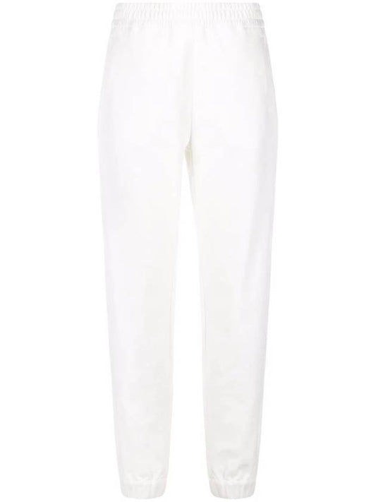 Logo Patch Track Pants White - MONCLER - BALAAN 1