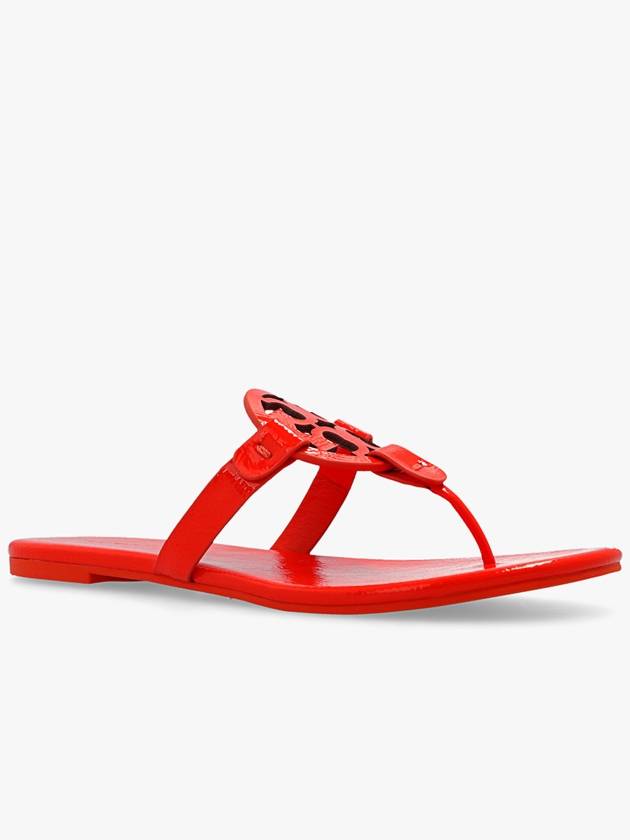 Tory Burch ‘Miller’ Patent Slides, Women's, Orange - TORY BURCH - BALAAN 4