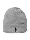 Signature Pony Logo Beanie Grey - POLO RALPH LAUREN - BALAAN 3