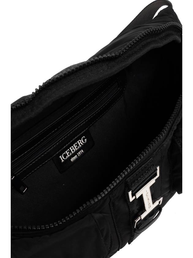 Iceberg Belt Bag With Logo, Men's, Black - ICEBERG - BALAAN 5