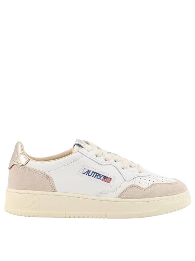 Medalist Leather Low-Top Sneakers Gold White - AUTRY - BALAAN 2