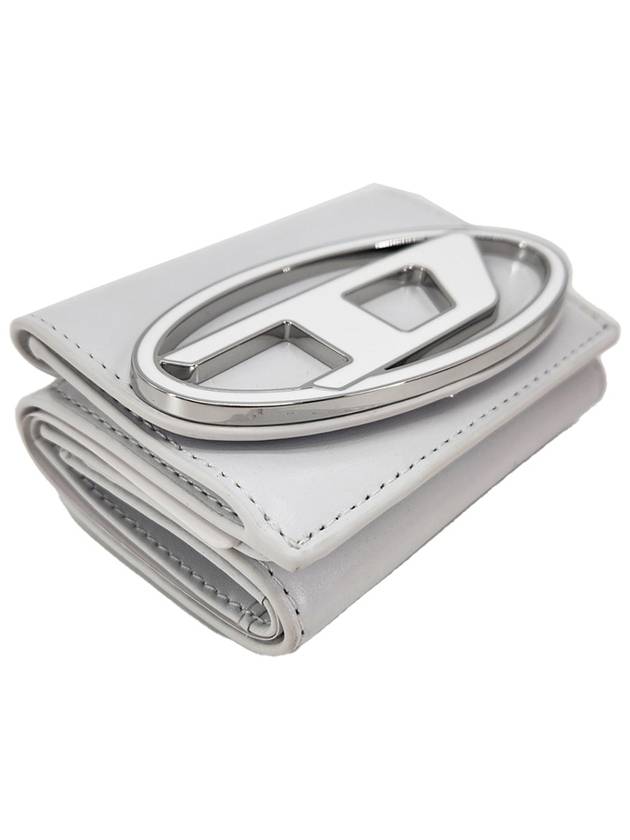 1DR Tri Fold Leather Wallet White - DIESEL - BALAAN 2